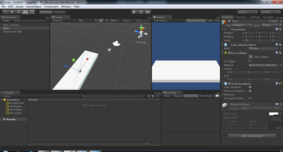 【Unity3D新手教学】让你十二小时，从入门到掌握！（一）