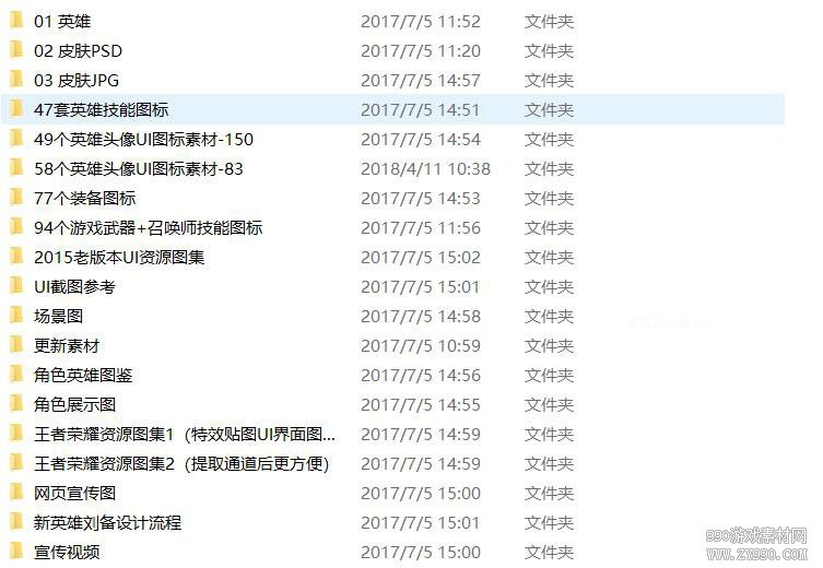 王者荣耀全套UI 英雄和皮肤psd 21.8 GB