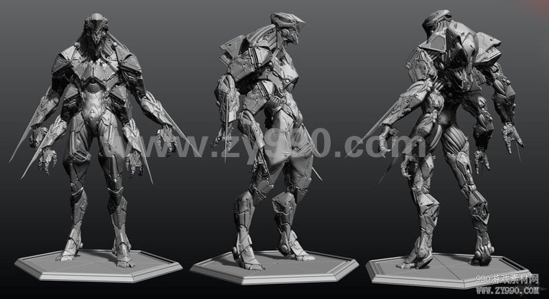 Marco Plouffe Keos Masons 科幻机械怪物 CG插画 395p