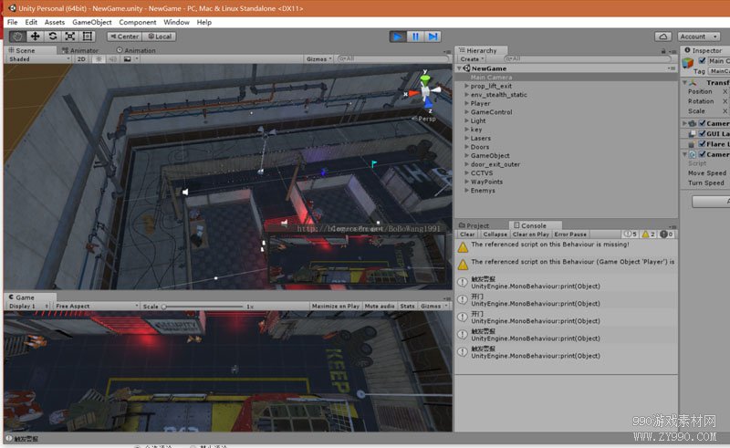 Unity3D中摄像机跟随方法