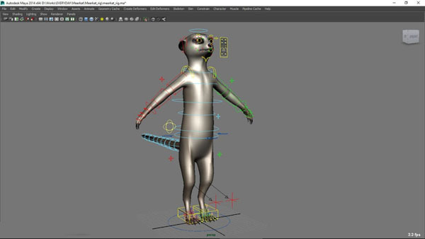 好牛逼的动物带绑定3D模型参考 大象 多种恐龙 狼 狗等模型