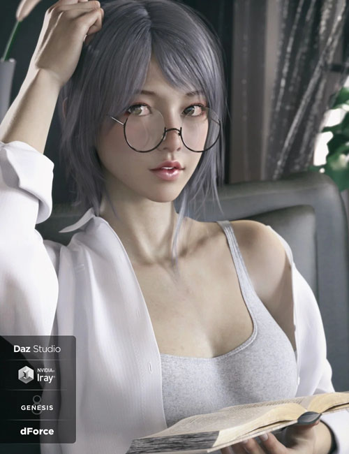 3D高模DAZ美女角色 Ruo Xi Collection for Genesis 8 Female(s)合集