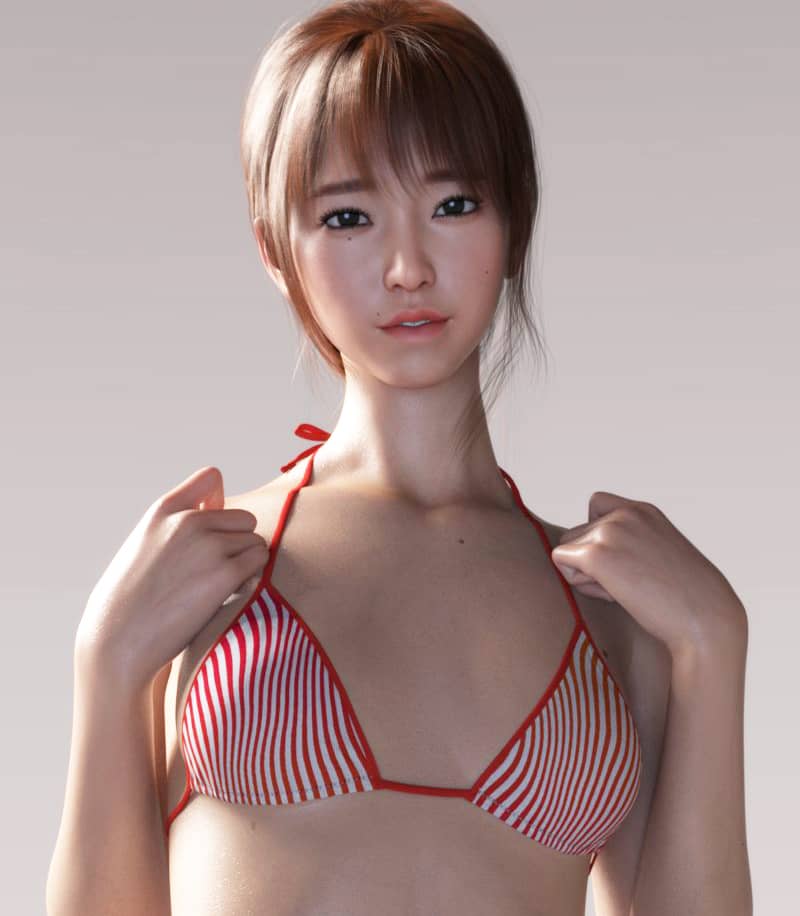 次时代3D高模 daz3d恬静大姐姐Clara Lee （Genesis 8）