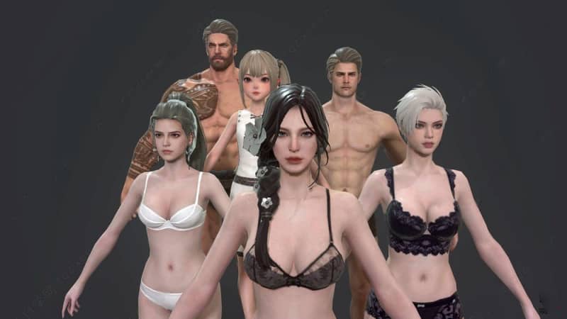 Darkness Rises 主角素体人体3D模型