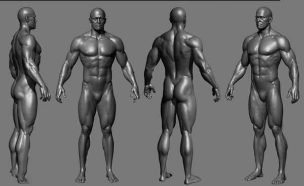 ZBrush 斯巴达战士3D角斗士模型下载