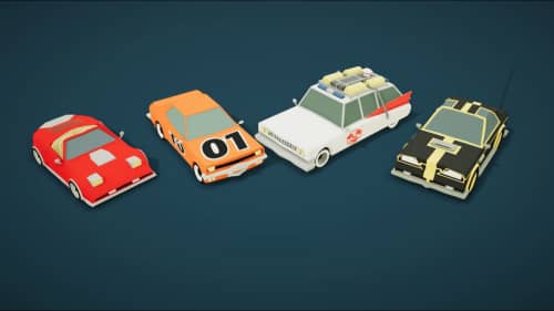 unity3d 卡通低模80辆汽车模型Cartoon Vehicles Full Pack - Low Poly Cars (80 Cars) v1.5