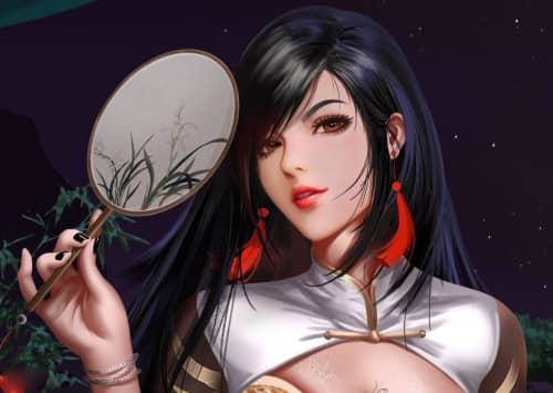 p站画师LX大神2023年2月造型养眼的CG插画作品