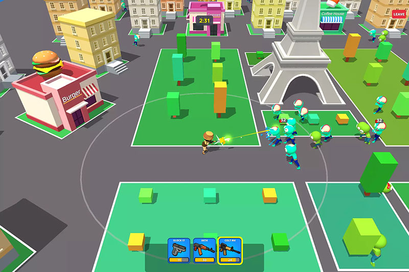 unity3d Zombie Slayer 1.1僵尸杀手射击游戏模板DEMO项目包