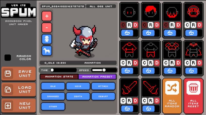 unity2d像素人物生成插件2D Pixel Unit Maker1.7.5附带安装教程